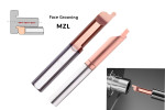 Микрорезец твердосплавный MZL-6-R0.75-L22 HRC58 с покрытием TiSiN для обработки глубоких торцевых канавок AGIR