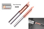 Микрорезец твердосплавный MZR-6-R0.75-L22 HRC58 с покрытием TiSiN для обработки глубоких торцевых канавок AGIR