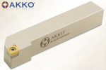 Резец токарный проходной SCACR 2525 M12 под пластину CCMT 1204.. державка AKKO