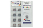Твердосплавная пластина токарная SCMT 09T304-SL SMS2035BZ SUMTOM