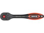 Трещотка 1/4" прямая YATO YT-0290, ПВХ-покрытие, 144 мм