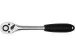 Трещотка 3/8" прямая YATO YT-0308, ПВХ рукоятка, 185 мм