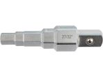 Ключ ступенчатый YATO: квадрат 1/2" для головок 3/8", 29/68", 1/2", 21/32", 27/32" (YT-03316)