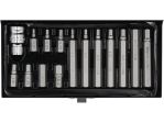 Набор бит HEX YATO YT-0413, адаптеры 3/8" и 1/2", 15 шт