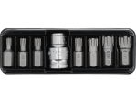 Набор бит Ribe YATO YT-0418, 8 шт, приводы 3/8" и 1/2"