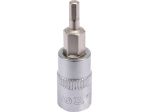 Головка торцева з викрутковою насадкою HEX YATO YT-04370, 1/4", H3 x 37 мм