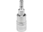 Головка торцевая с отверточной насадкой HEX YATO YT-04371, 1/4", H4 x 37 мм