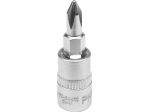 Головка торцевая с отверточной насадкой PH1 YATO YT-04411, 1/4", 37 мм