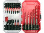 Набор ударных бит и сверл YATO YT-04615, 18 шт, PH/PZ/T, 1/4" HEX, S2