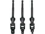 Набор карданных переходников YATO YT-04641, 1/4"-3/8"-1/2", 3 шт