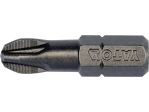 Набор бит PZ3 YATO YT-04722, 25 мм, S2, 1/4" HEX, 10 шт