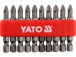 Биты Phillips PH2 50 мм YATO YT-0478, хвостовик 1/4", 10 шт