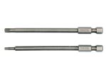 Набор бит Torx Security T10, T25 YATO YT-0490, 100 мм, 1/4", 2 шт
