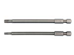 Набор бит Torx Security T15, T27 YATO YT-0491, 100 мм, 1/4", 2 шт
