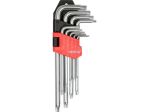 Набір ключів TORX SECUR YATO YT-0511, T10-T50, 9 шт