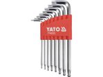 Набор ключей TORX длинных с шаровым концом YATO YT-05123, T9-T40, 8 шт