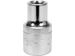 Головка торцева Torx E12 1/2" YATO YT-05222, зовнішня зірка (E-профіль)