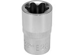 Головка торцевая Torx E20 1/2" YATO YT-05251, E-профиль, CrV