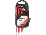 Ключи YATO: TORX Т9-Т30, S2. Набор 7 шт (YT-0562) YT-0562