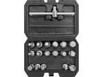 Набор ключей для сливных пробок YATO YT-0599, 18 шт, CrV, привод 3/8"