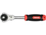 Тріскачка з поворотною головкою 3/8" YATO YT-07201, 195 мм