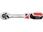 Трещотка 1/4" изогнутая YATO YT-0730, PP+TPR, 155 мм