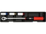 Ключ динамометричний до колісних болтів YATO 1/2, F= 40-220 Нм, l= 515 мм з головками, 4 ел (YT-07847)