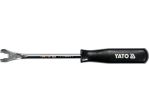 Знімач кліпс оббивки 230 мм YATO YT-0841, вилка 9/18 мм, хром