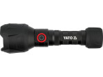 Фонарь ручной с прорезиненным корпусом YATO от аккумулятора Li-Ion 3.7 V 2 АГод, 1000 Lm, 2 режима (YT-085614)