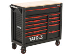 Шафа-візок для інструментів на 4 колесах YATO з 12 шуфлядами, 113x 100x 48 cм, 2 замки (YT-09005)