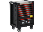 Шафа-візок для інструментів YATO з 7 шуфлядами, 985x 775x 465 мм, 2 ключі, 4 колеса з гальмами