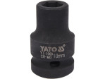 Головка торцевая ударная 1/2" 10 мм YATO YT-1000, 6-гранная, короткая