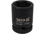 Головка торцевая ударная 1/2" 21 мм YATO YT-1011, 6-гранная, короткая
