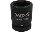 Головка торцевая ударная 1/2" 22 мм YATO YT-1012, 6-гранная, короткая
