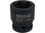 Головка торцевая ударная 1/2" 23 мм YATO YT-1013, 6-гранная, короткая