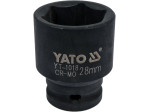 Головка торцевая ударная 1/2" 28 мм YATO YT-1018, 6-гранная, короткая