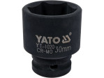 Головка торцева ударна 1/2" 30 мм YATO YT-1020, 6-гранна, коротка