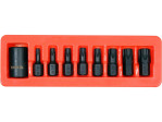 Набор ключей ударных с торцевыми головками TORX YATO YT-10664, 1/2", 9 шт