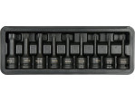 Набор головок торцевых ударных с насадками SPLINE YATO YT-10691, 1/2", 9 шт