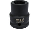 Головка торцева ударна 3/4" 22 мм YATO YT-1072, 6-гранна, коротка