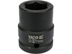 Головка торцева ударна 3/4" 24 мм YATO YT-1074, 6-гранна, коротка