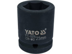 Головка торцева ударна 3/4" 25 мм YATO YT-1075, 6-гранна, коротка