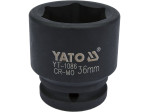 Головка торцева ударна 3/4" 36 мм YATO YT-1086, 6-гранна, коротка