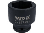 Головка торцева ударна 3/4" 43 мм YATO YT-1093, 6-гранна, коротка