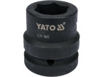 Головка торцевая ударная 1" 27 мм 6-гранная YATO YT-1183, короткая