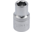 Головка торцевая 1/2" 11 мм YATO YT-1204, 6-гранная, короткая