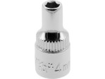 Головка торцева 6-гранна 1/4" 4 мм YATO YT-1401, коротка 25 мм