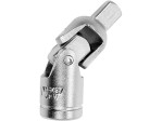 Карданний шарнір для головок торцевих YATO : квадрат 1/4", L= 35 мм (YT-1437)