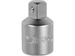 Перехідник для головок торцевих YATO : квадрат 1/4"(F) - 3/8" (М), L=25 мм (YT-1438)