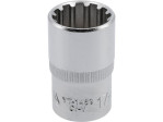Головка торцевая 1/2" 17 мм Spline YATO YT-1469, CrV, длина 38 мм